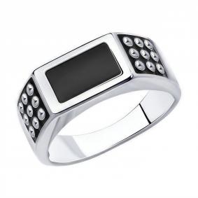 Серебряное кольцо Diamant 94-112-00716-1 с эмалью 94-112-00716-1 фото