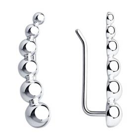 Серебряные серьги Diamant 94-120-01506-1 94-120-01506-1 фото