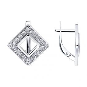 Серебряные серьги Diamant 94-120-01508-1 94-120-01508-1 фото
