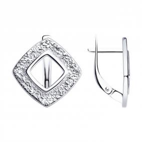 Серебряные серьги Diamant 94-120-01578-1 94-120-01578-1 фото