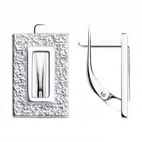 Серебряные серьги Diamant 94-120-01905-1 94-120-01905-1 фото