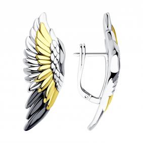 Серебряные серьги Diamant 94-120-02022-1 94-120-02022-1 фото