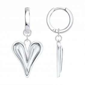 Серебряные серьги-трансформеры Diamant 94-121-00027-1 94-121-00027-1 фото