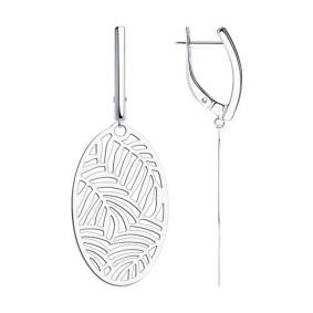 Серебряные серьги Diamant 94-121-01597-1 94-121-01597-1 фото