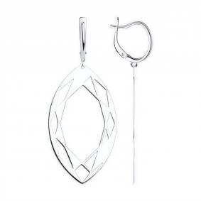 Серебряные серьги Diamant 94-121-01655-1 94-121-01655-1 фото