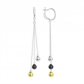 Серебряные серьги Diamant 94-121-01803-2 94-121-01803-2 фото