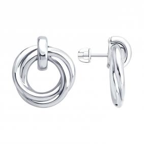 Серебряные серьги Diamant 94-122-02662-1 94-122-02662-1 фото