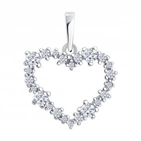 Серебряная подвеска Diamant 94-130-00096-1 с фианитом 94-130-00096-1 фото