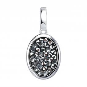 Серебряная подвеска Diamant с кристальной тканью 94-130-00105-1 94-130-00105-1 фото