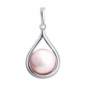 Серебряная подвеска Diamant 94-130-00138-1 с жемчугом 94-130-00138-1 фото