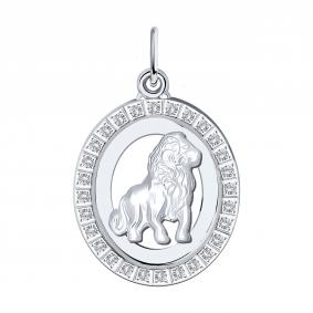 Серебряная подвеска Diamant 94-130-00148-1 с фианитом 94-130-00148-1 фото