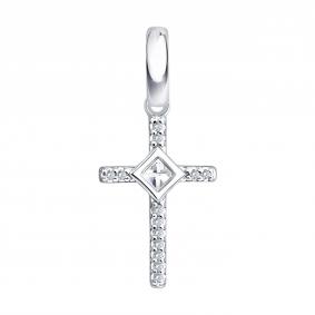 Серебряная подвеска Diamant 94-130-00248-1 с фианитом 94-130-00248-1 фото