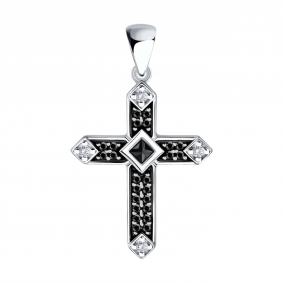 Серебряная подвеска Diamant 94-130-00259-1 с фианитом 94-130-00259-1 фото