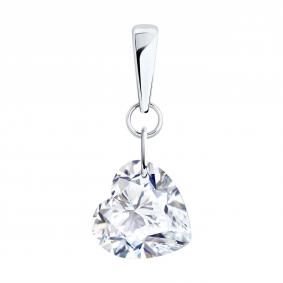 Серебряная подвеска Diamant 94-130-00265-1 с фианитом 94-130-00265-1 фото