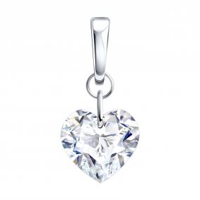 Серебряная подвеска Diamant 94-130-00265-2 с фианитом 94-130-00265-2 фото