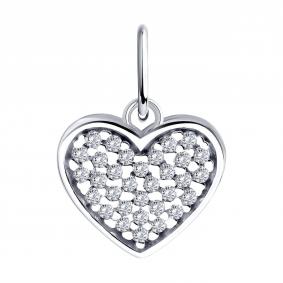 Серебряная подвеска Diamant 94-130-00268-1 с фианитом 94-130-00268-1 фото