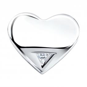 Серебряная подвеска Diamant 94-130-00271-1 с фианитом 94-130-00271-1 фото