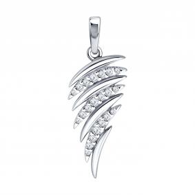 Серебряная подвеска Diamant 94-130-00521-1 с фианитом 94-130-00521-1 фото