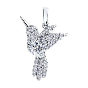 Серебряная подвеска Diamant 94-130-00672-2 с фианитом 94-130-00672-2 фото