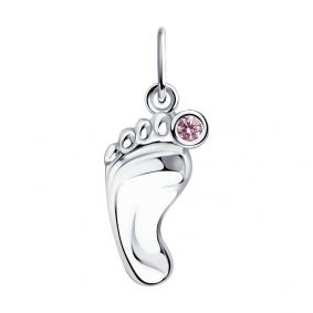 Серебряная подвеска Diamant 94-130-01002-1 с фианитом 94-130-01002-1 фото