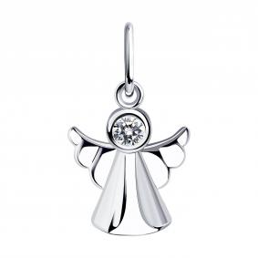 Серебряная подвеска Diamant 94-130-01077-1 с фианитом 94-130-01077-1 фото