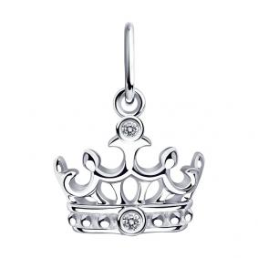 Серебряная подвеска Diamant 94-130-01087-1 с фианитом 94-130-01087-1 фото