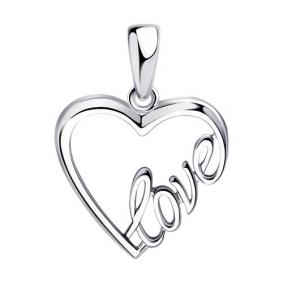 Серебряная подвеска Diamant 94-130-01136-1 94-130-01136-1 фото