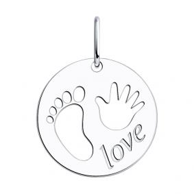 Серебряная подвеска Diamant 94-130-01407-1 94-130-01407-1 фото