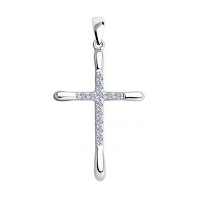 Серебряная подвеска Diamant 94-130-01413-1 с фианитом 94-130-01413-1 фото