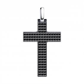 Серебряная подвеска Diamant 94-130-01488-2 с фианитом 94-130-01488-2 фото