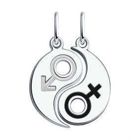 Серебряная подвеска Diamant 94-130-01586-1 с эмалью 94-130-01586-1 фото