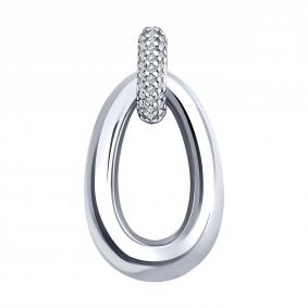 Серебряная подвеска Diamant 94-130-01834-1 с фианитом 94-130-01834-1 фото