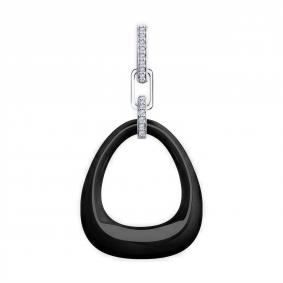 Серебряная подвеска Diamant 94-130-01902-1 с фианитом и керамикой 94-130-01902-1 фото