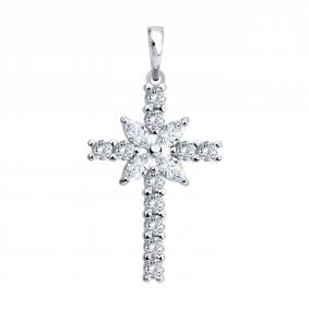 Серебряная подвеска Diamant 94-130-02085-1 с фианитом 94-130-02085-1 фото