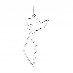 Серебряная подвеска п.о. Камчатка Diamant 94-130-02182-1 94-130-02182-1 фото