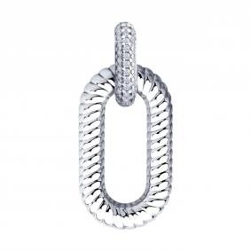 Серебряная подвеска Diamant 94-130-02246-2 с фианитом 94-130-02246-2 фото