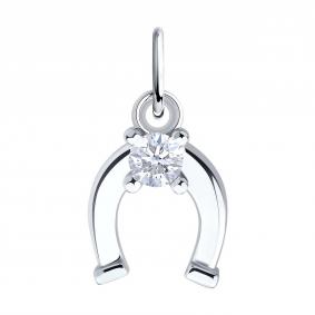 Серебряная подвеска Символ года Diamant с фианитом 94-130-02278-1 94-130-02278-1 фото