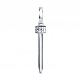Серебряная подвеска Diamant 94-130-02415-1 с фианитом 94-130-02415-1 фото