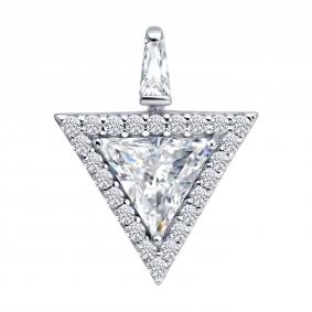 Серебряная подвеска Diamant 94-130-02427-1 с фианитом 94-130-02427-1 фото
