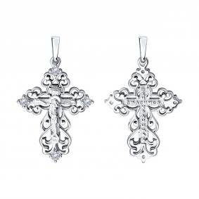 Серебряная подвеска Diamant 94-131-00850-1 с фианитом 94-131-00850-1 фото