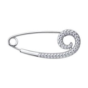 Серебряная брошь Diamant 94-140-00560-1 с фианитом 94-140-00560-1 фото