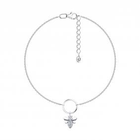 Серебряный браслет Diamant 94-150-00095-2 с фианитом 94-150-00095-2 фото