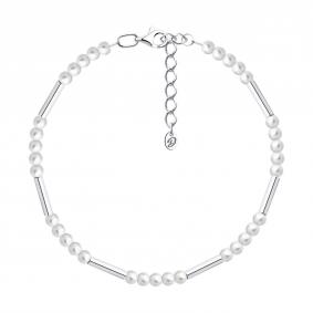 Серебряный браслет Diamant 94-150-00198-1 с жемчугом 94-150-00198-1 фото