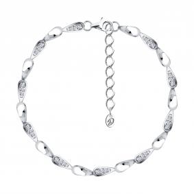 Серебряный браслет Diamant 94-150-00275-1 с фианитом 94-150-00275-1 фото