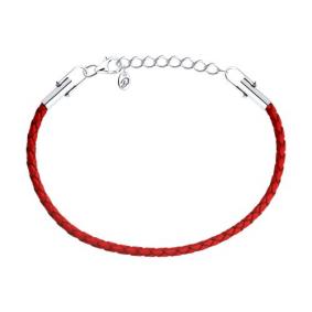 Кожаный браслет Diamant с замком из серебра 94-150-02026-1 94-150-02026-1 фото