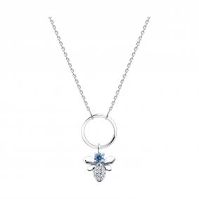Серебряное колье Diamant 94-170-00095-1 с фианитом 94-170-00095-1 фото