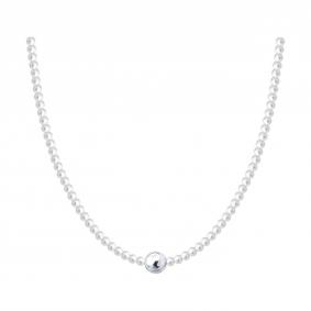 Серебряное колье Diamant 94-170-00119-1 с жемчугом 94-170-00119-1 фото