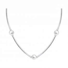 Серебряное колье Diamant 94-170-00219-1 с жемчугом 94-170-00219-1 фото