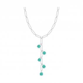 Серебряное колье Diamant со стеклом 94-170-00312-1 94-170-00312-1 фото