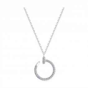 Серебряное колье Diamant 94-170-02016-1 с фианитом 94-170-02016-1 фото